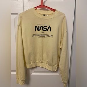 DIVIDED// NASA Crop Crewneck